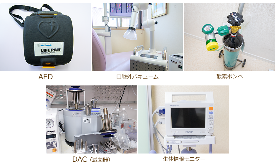 認定に必要な機材の一部