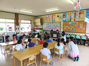 幼稚園歯科検診での紙芝居